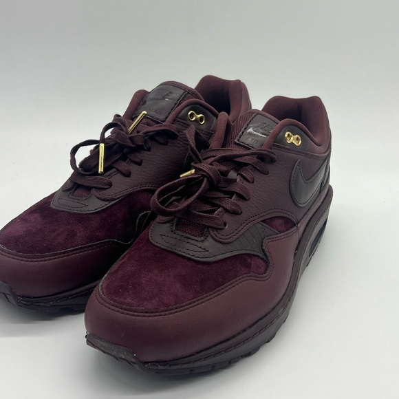 Nike Women's Air Max 1 '87 NBHD Burgundy Crush DV3888-600 no box - Picture 4 of 6